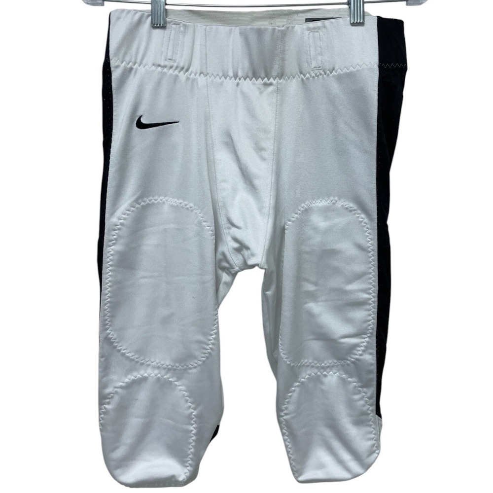 Nike Open Field Football Athletic Pants Men's Large White Stretchable 15" Inseam